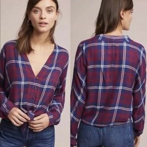 Anthropologie Rails Sloane Button Down -Size S New
